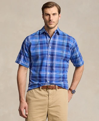 Polo Ralph Lauren Men's Big & Tall Short-Sleeve Oxford Shirt