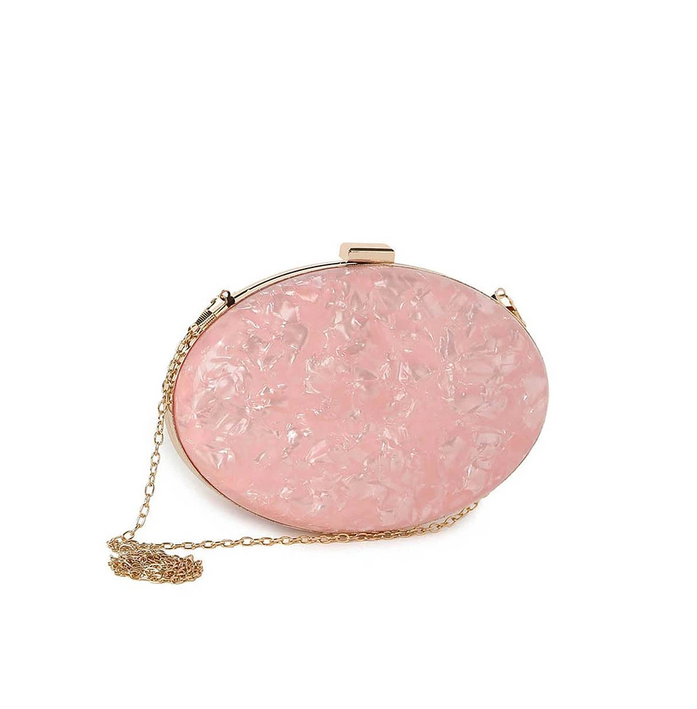 Haute Sauce Women's Marble Oval Clutch Bag