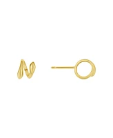 And Now this 18K Gold Plated Ear bud Holder Earring