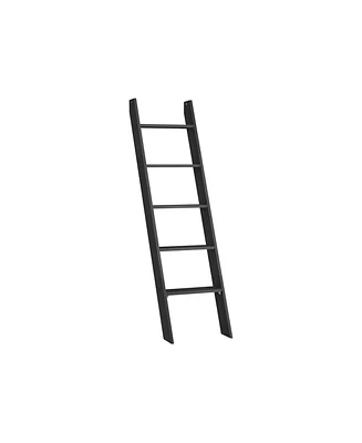 Slickblue Decorative Blanket Ladder, 5-Tier Ladder Shelf, Rack for Storage and Decor