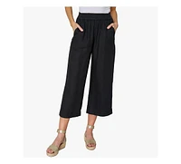 Stella Carakasi Women's Pull On Linen City Pants