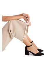 Xti Women's Suede Block Heel Pumps By