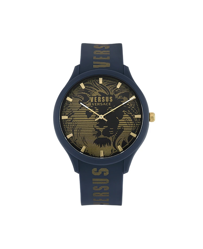 Versus Versace Men's Domus Quartz Silicone Strap 44mm