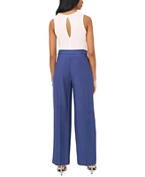 1.state Women's Button Detail Wide Leg Pants