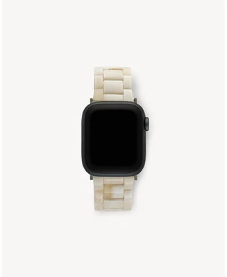 Machete Apple Watch Band in Alabaster Universal Fit / Black Hardware