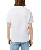 Lacoste Men's Classic Fit Short Sleeve Crewneck Logo T-Shirt - 001