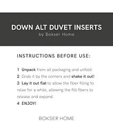 Bokser Home Extra Warm Down Alternative Duvet Comforter Insert