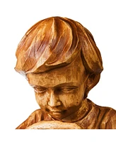 Evergreen Boy with Firefly Statue