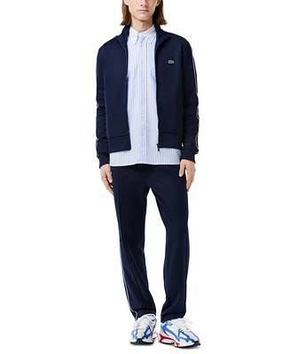 Lacoste Men's Paris Long Sleeve Zip-Front Logo Sweatshirt - 166