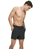 Dkny Men's Stretch Hybrid 5" Volley Shorts