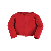 Hudson Baby Baby Girls Hudson Cotton Dress and Cardigan Set