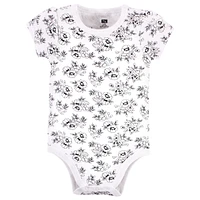 Hudson Baby Baby Girls Hudson Cotton Bodysuits, Toile 5-Pack