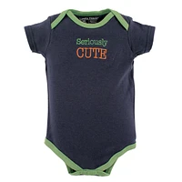 Luvable Friends Baby Boys Cotton Bodysuits 5pk