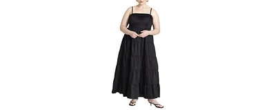 Eloquii Plus Size Tiered Maxi Dress