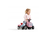 Falk New Holland Girl's Pink Ride-on Tractor with Trailer and Tools