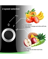 Sugift 2 Speed Wide Mouth Fruit and Vegetable Centrifugal Electric Juicer