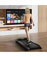 Sugift 2.25 Hp Walking Pad Treadmills with Led Display and Remote Control