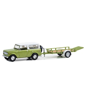 Greenlight Collectibles 1/64 Harvester Scout with Utility Trailer, Hitch & Tow Series