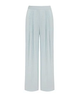 Nocturne Women's High Waist Textured Pants