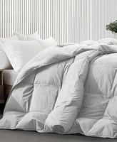 Unikome Medium Weight White Goose Down Feather Comforter