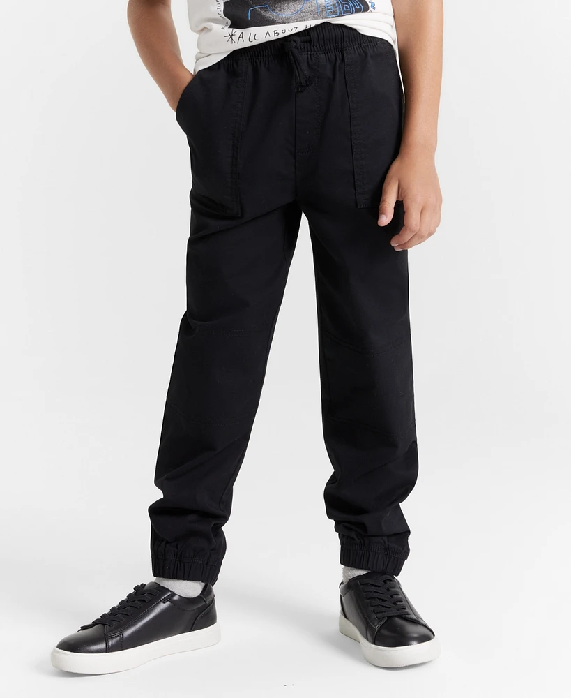 Epic Threads Little & Big Boys Twill Jogger Pants with Reinforced Knees
