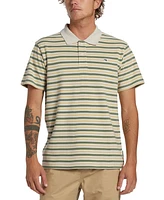 Quiksilver Men's Dna Cotton Mixed-Stripe Polo Shirt