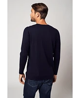 Bellemere New York Men's Relaxed Crew Neck Cashmere Sweater