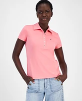 Nautica Jeans Women's Short-Sleeve Polo Shirt