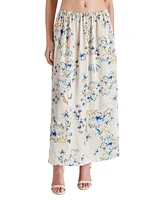 Steve Madden Women's Noemi Floral-Print Pull-On Skirt