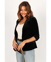 Petal and Pup Women's Vera Velvet Blazer