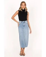 Petal and Pup Dana Denim Midi Skirt