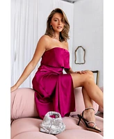 Petal and Pup Women's Vienna Strapless Midi Dress