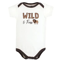 Hudson Baby Boys Cotton Bodysuits