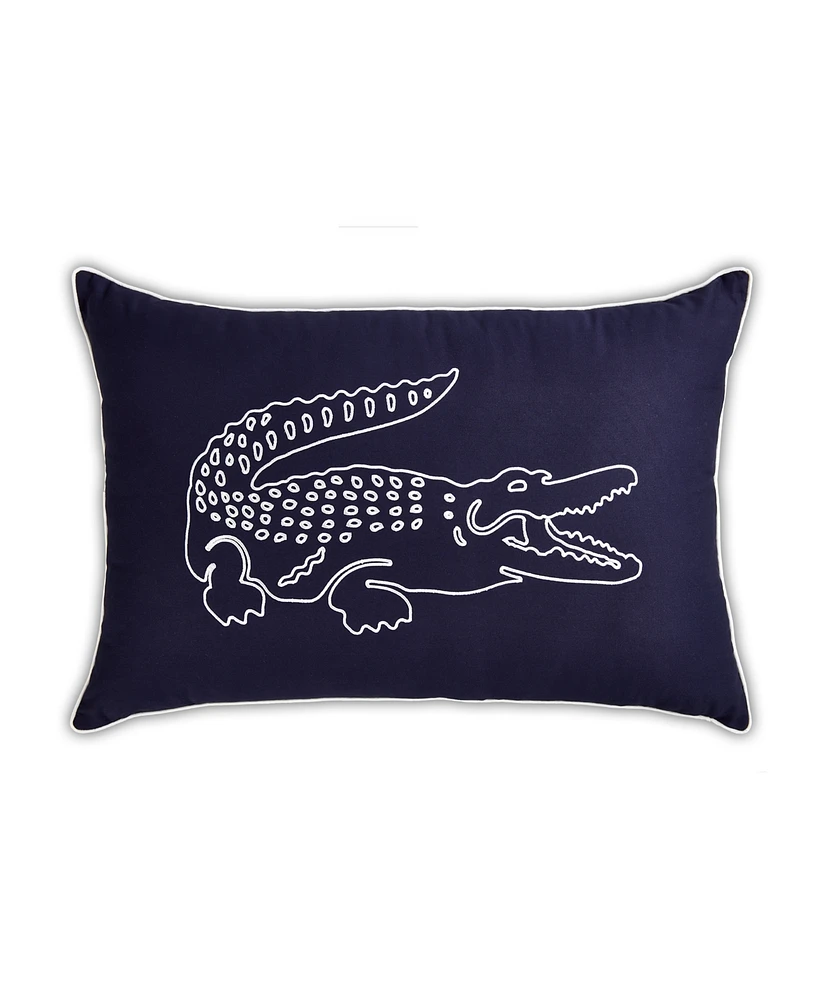 Lacoste Home Big Croc Decorative Pillow, 16" x 24"