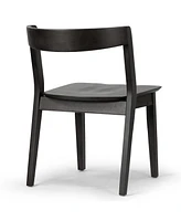 Glamour Home 29.53" Astor Rubberwood Dining Chair