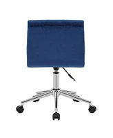 Glamour Home 34.25" Amali Fabric, Metal Task Chair