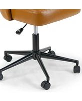 Glamour Home 35.5" Aurica Polyester, Metal Task Chair