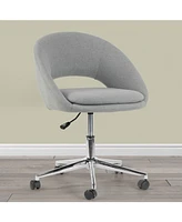 Glamour Home 34.75" Aura Fabric, Metal Task Chair