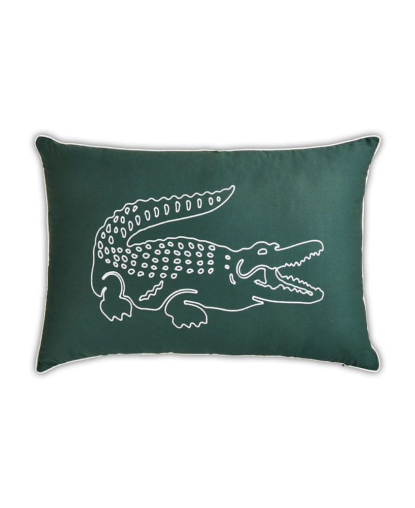 Lacoste Home Big Croc Decorative Pillow, 16" x 24"