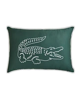 Lacoste Home Big Croc Decorative Pillow, 16" x 24"