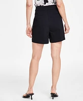 I.n.c. International Concepts Women's High-Rise Tabbed Shorts, Created for Macy's