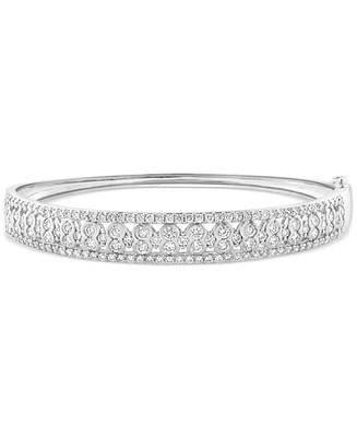 Effy Diamond Openwork Bangle Bracelet (3-1/20 ct. t.w.) in 14k White Gold