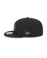 New Era Men's Black Atlanta Braves 2024 Armed Forces Day On-Field 59FIFTY Fitted Hat