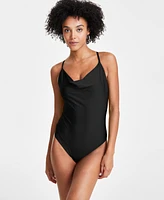 Bar Iii Women's Cowlneck Bodysuit, Created for Macy's