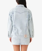 True Religion Women's Oversized Monogram Jimmy Jacket