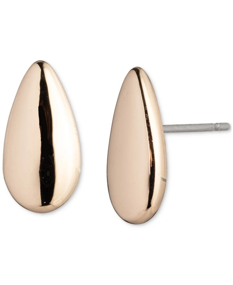 Lauren Ralph Lauren Gold-Tone Pear-Shape Stud Earrings