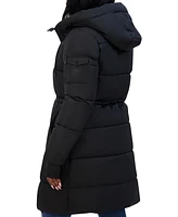 Steve Madden Juniors' Hooded Puffer Anorak Coat, Created for Macy's