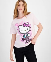 Love Tribe Juniors' Hello Kitty Cotton Crewneck Tee