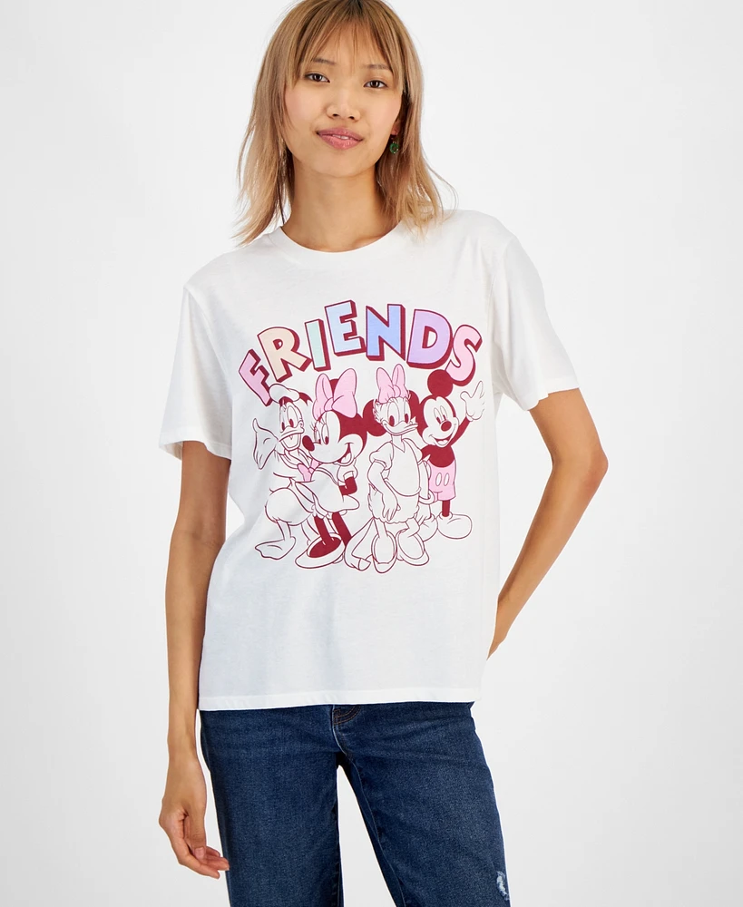 Disney Juniors' Mickey & Friends Cotton Crewneck Tee