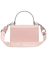 Karl Lagerfeld Paris Simone Leather Small Crossbody